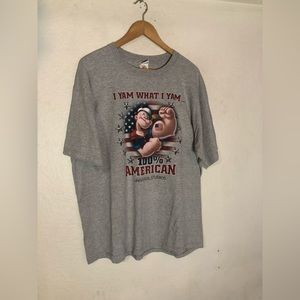 2000’s Popeyes 100% American Universal Studios Tee Shirt